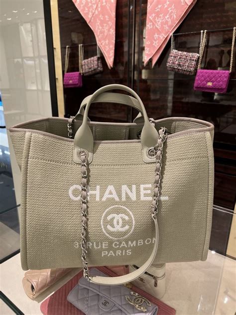 chanel deauville tote light blue|chanel deauville tote 2022.